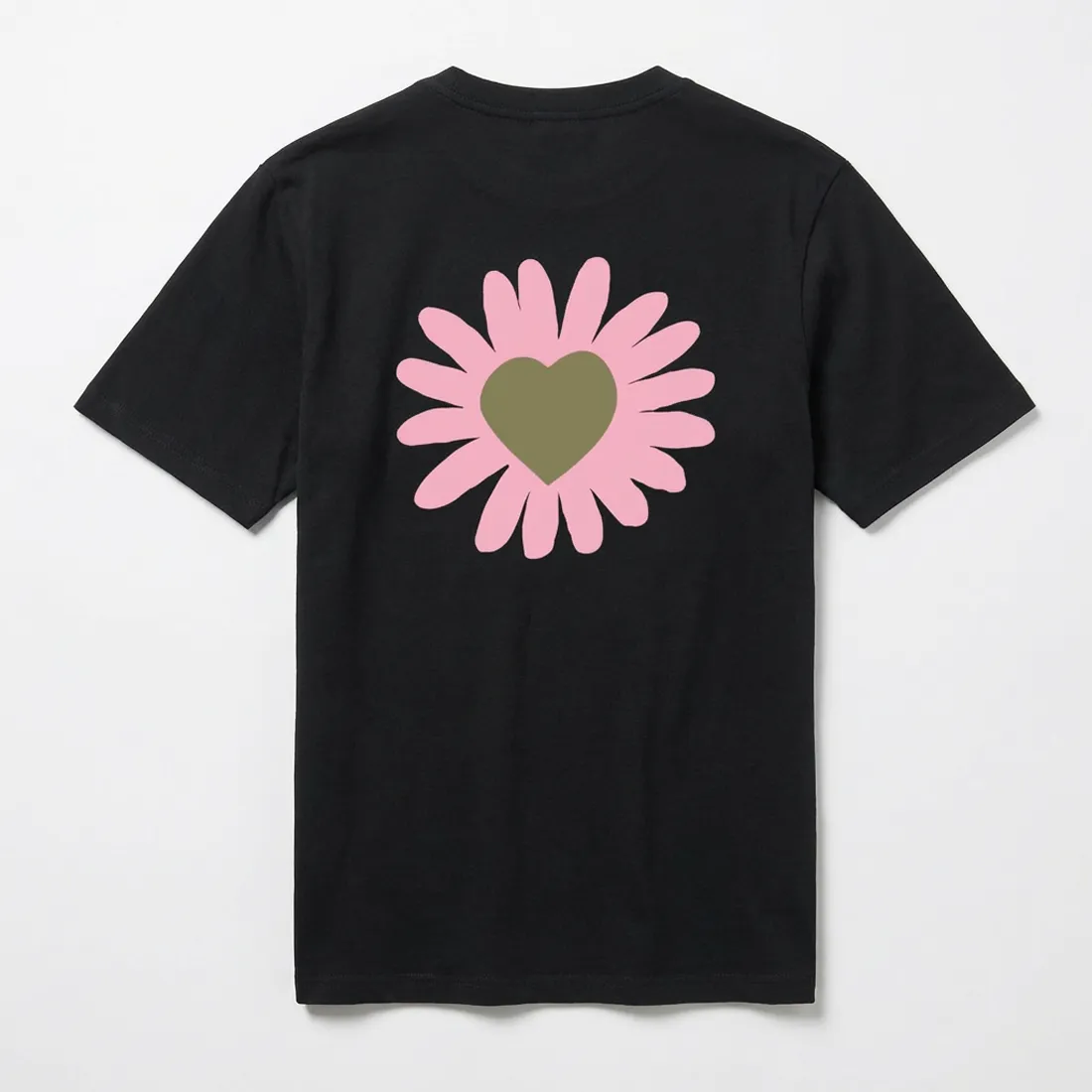 ONZE METRES CARRES FLOWER HEART BLACK - Tôpette Skateboards & Lifestyle