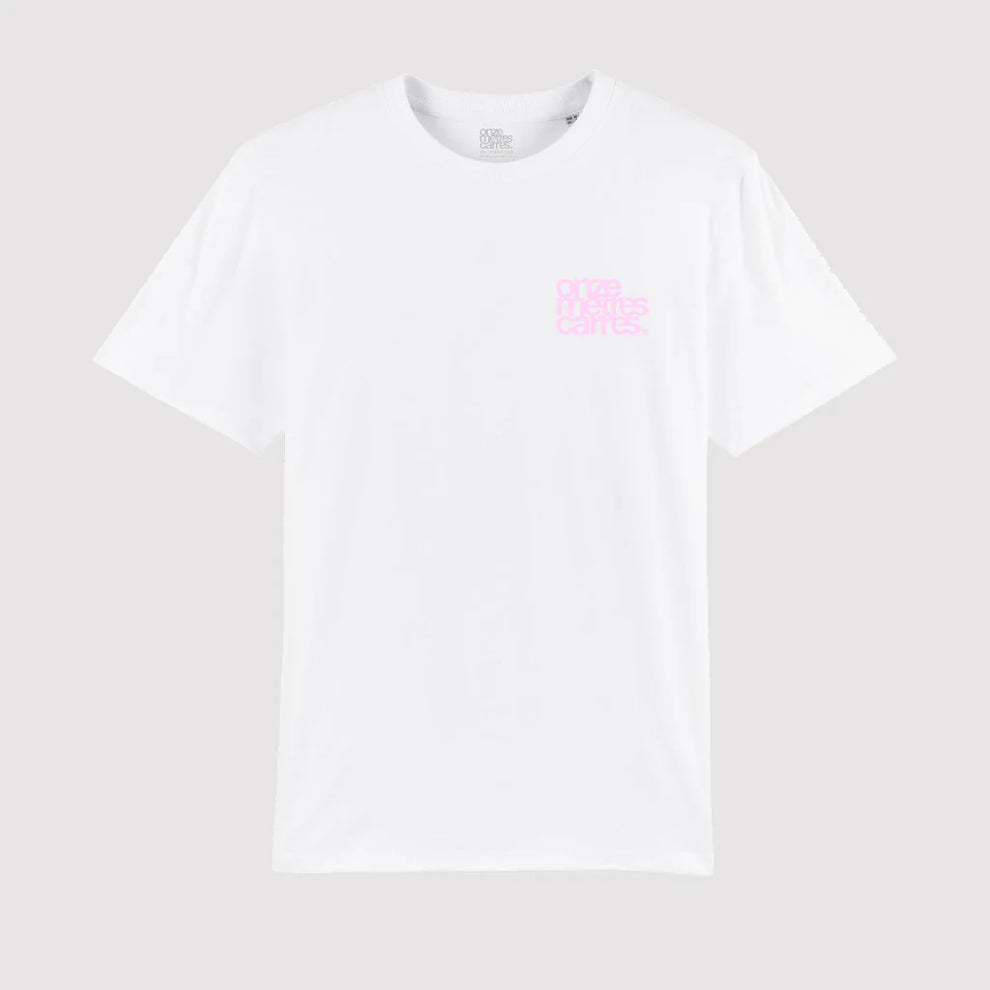 ONZE MÊTRES CARRÉS FLOWER T-SHIRT WHITE - Tôpette Skateboards & Lifestyle