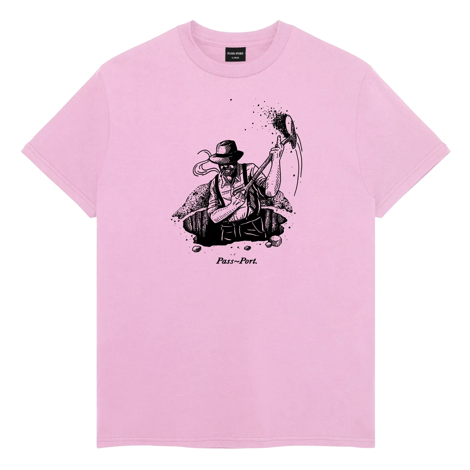 PASS~PORT DIG TEE LIGHT PINK