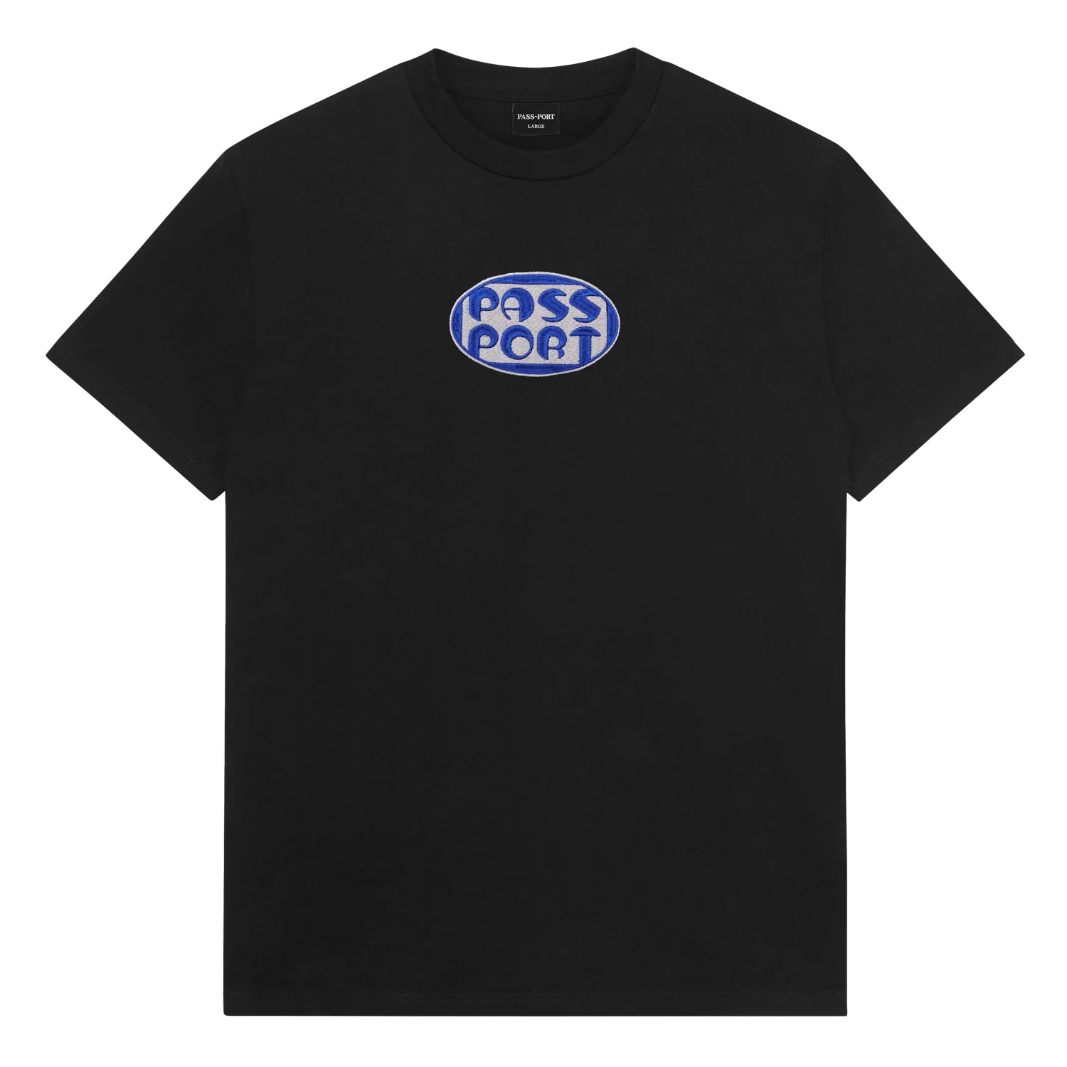 PASS~PORT ROUNDED TEE BLACK