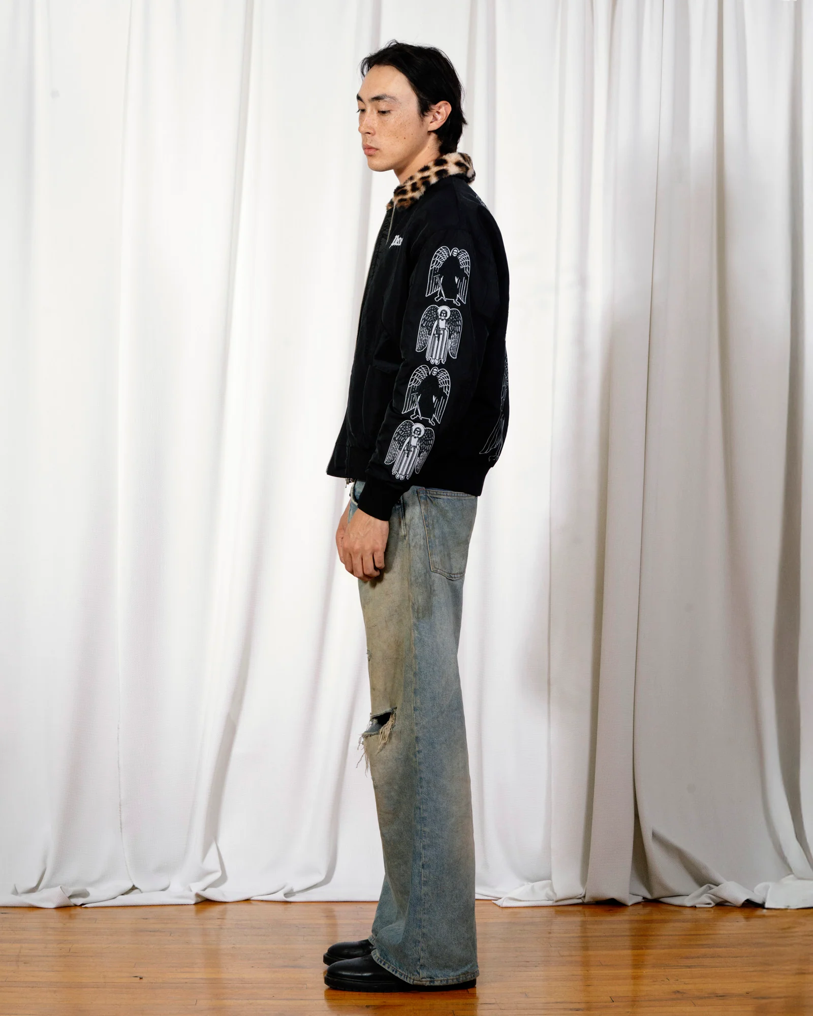 PLEASURES ANGEL DEMON FLIGHT JACKET - Tôpette Skateboards & Lifestyle