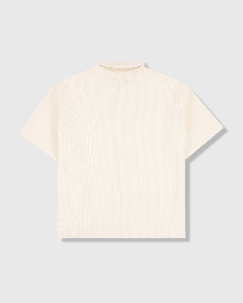 PLEASURES CABLE POLO ECRU - Tôpette Skateboards & Lifestyle