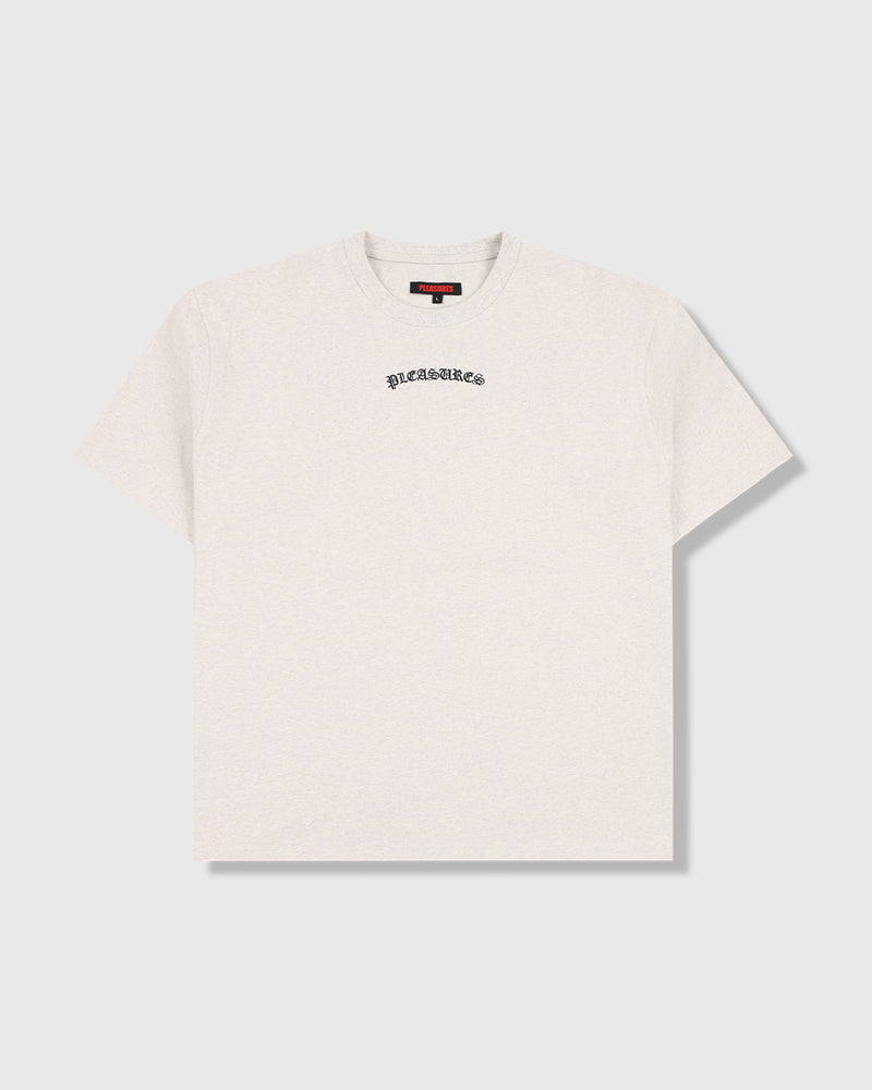 PLEASURES NEURAL APPLIQUE SHIRT WHITE - Tôpette Skateboards & Lifestyle