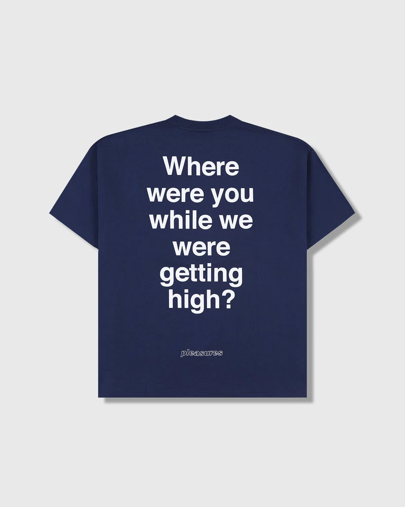 PLEASURES X OASIS QUESTION MARK T-SHIRT - Tôpette Skateboards & Lifestyle
