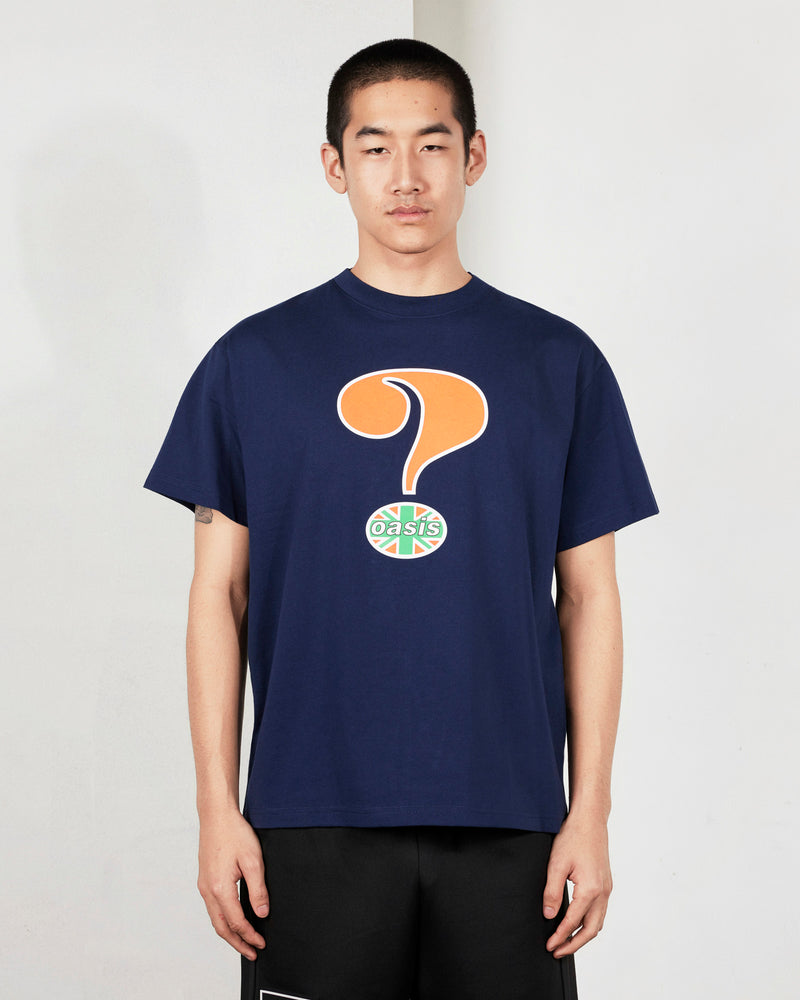 PLEASURES X OASIS QUESTION MARK T-SHIRT - Tôpette Skateboards & Lifestyle