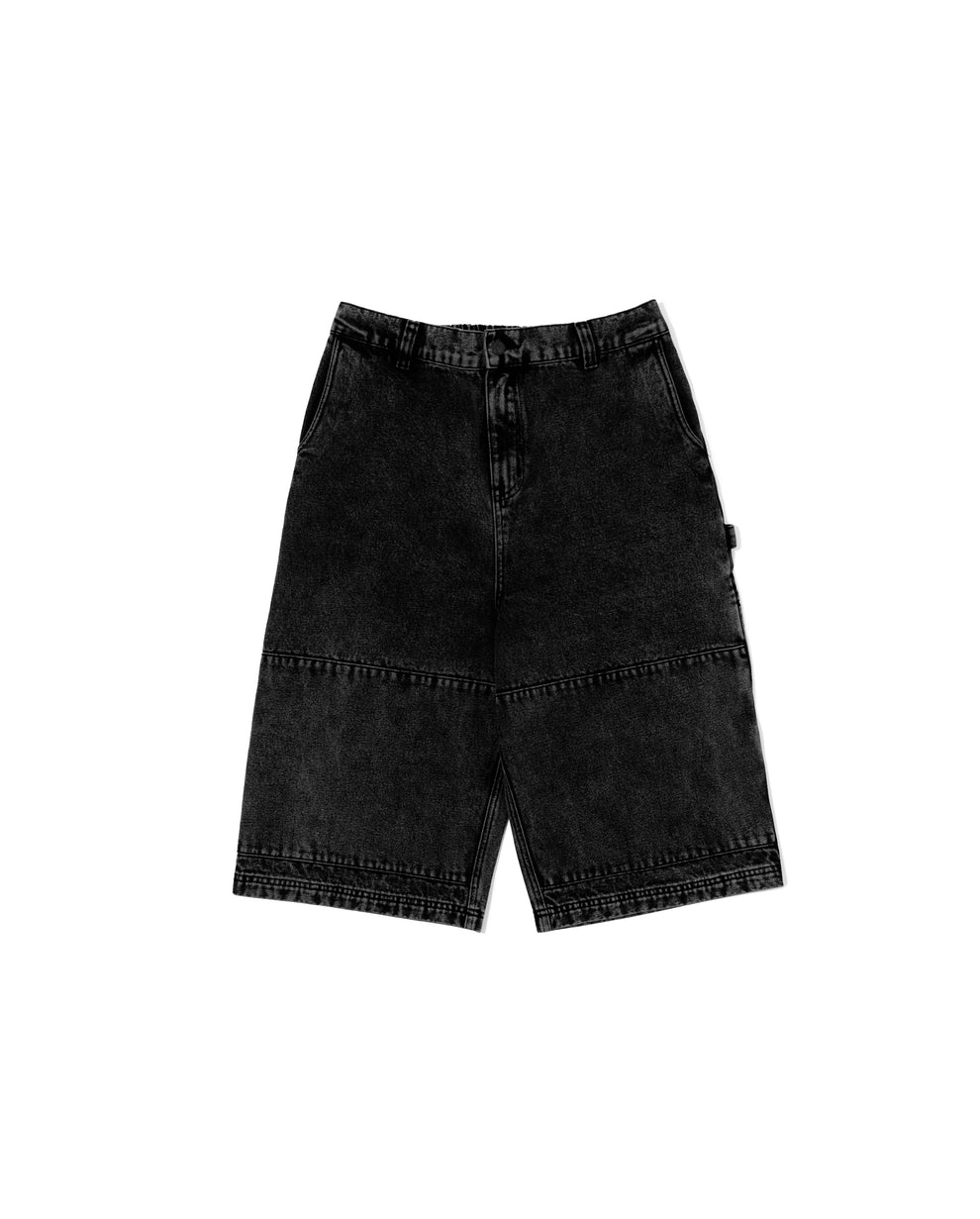 POETIC COLLECTIVE SCULPTOR SHORT BLACK DENIM - Tôpette Skateboards & Lifestyle