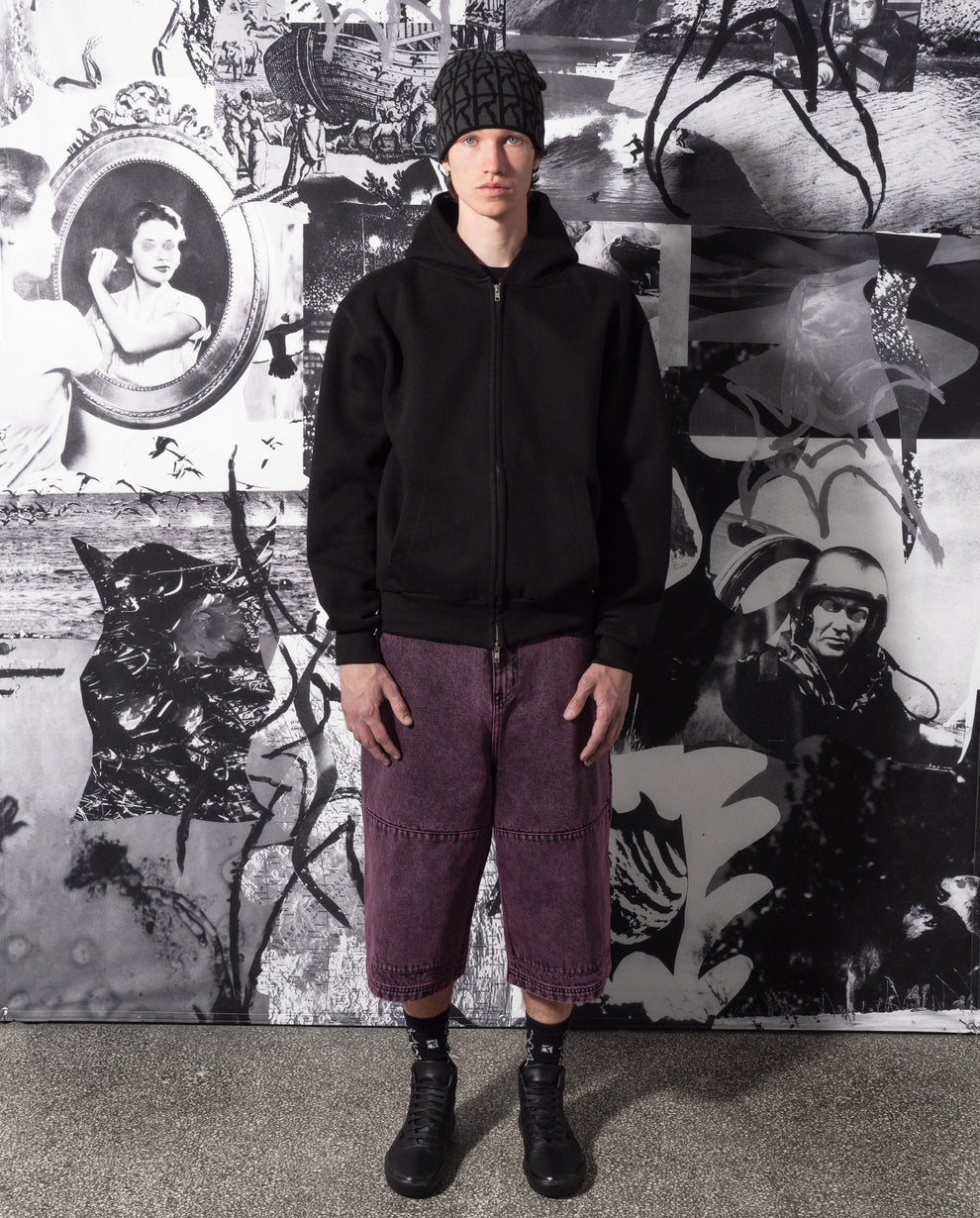 POETIC COLLECTIVE SCULPTOR SHORT PURPLE ACID DENIM WASH - Tôpette Skateboards & Lifestyle