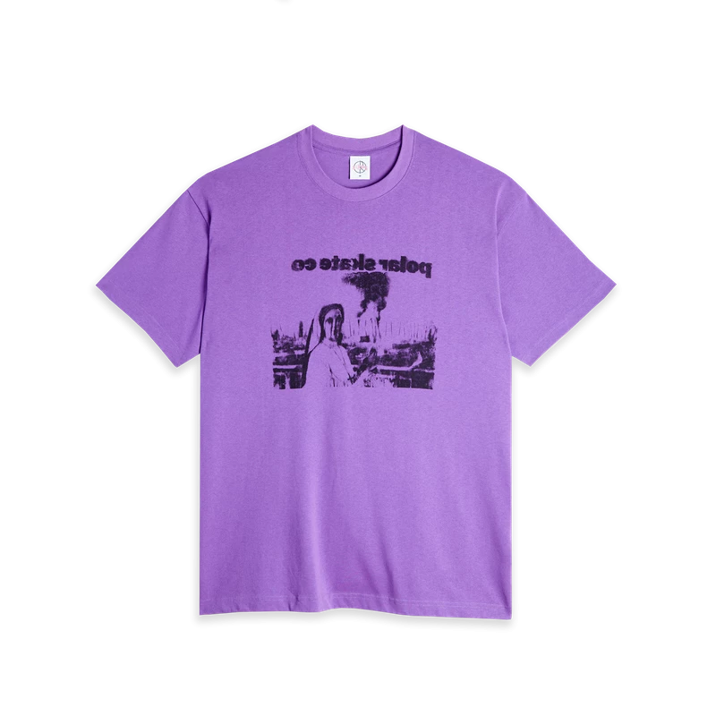 POLAR SKATE CO. TEE APOCALYPSE NUN ULTRA VIOLET