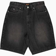 SANTA CRUZ BIG SHORTS WASHED BLACK - Tôpette Skateboards & Lifestyle