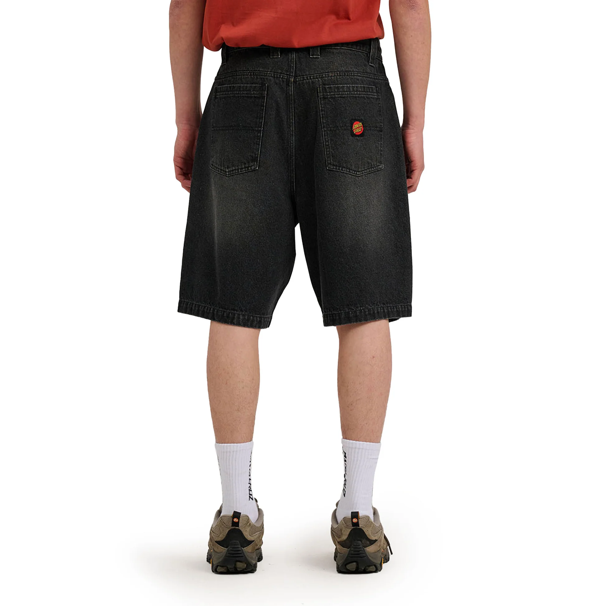 SANTA CRUZ BIG SHORTS WASHED BLACK - Tôpette Skateboards & Lifestyle