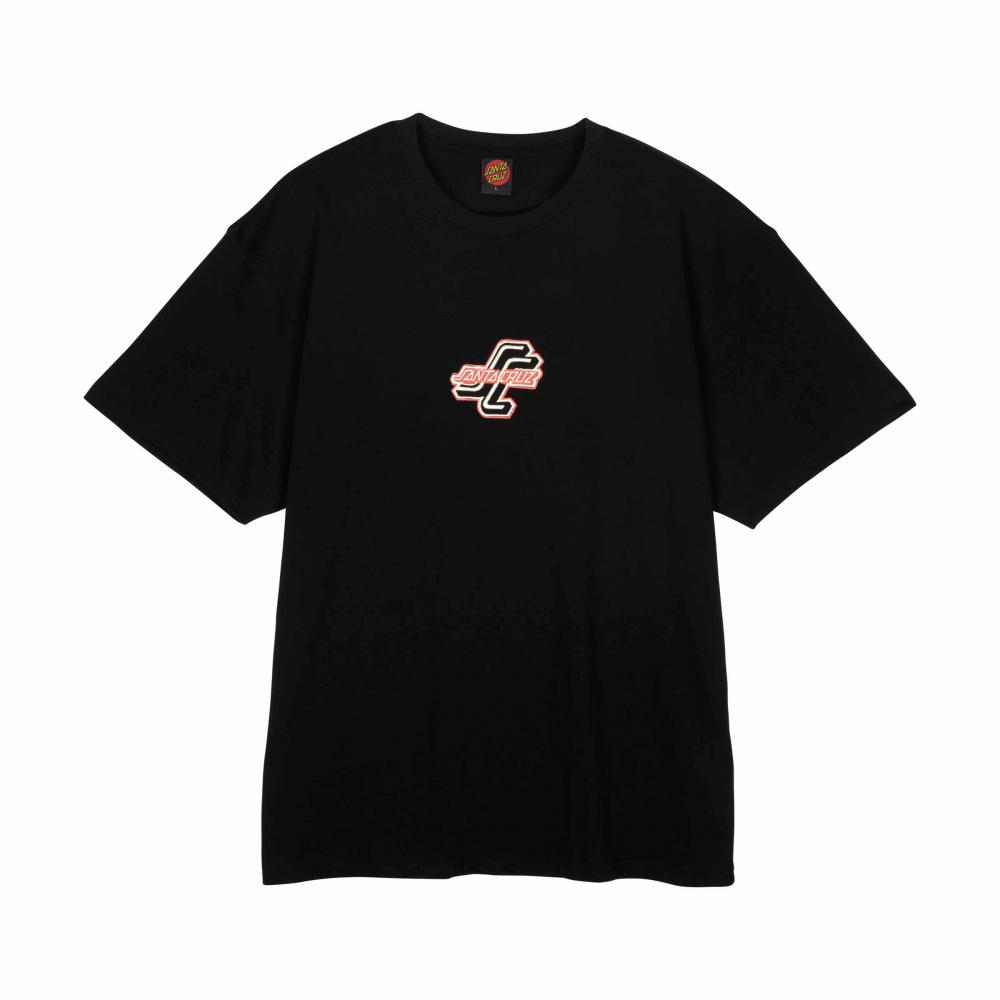 SANTA CRUZ OUTER OGSC FRONT T-SHIRT BLACK - Tôpette Skateboards & Lifestyle