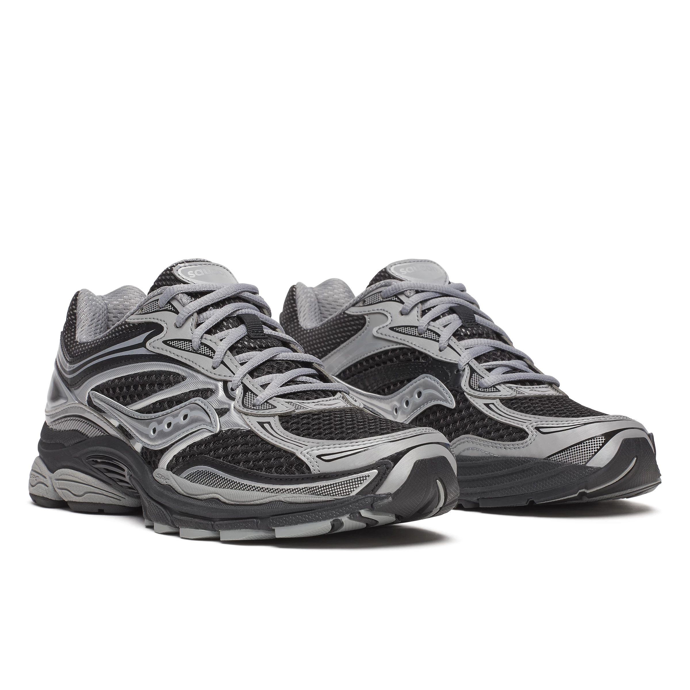 SAUCONY PROGRID OMNI 9 BLACK SILVER - Tôpette Skateboards & Lifestyle