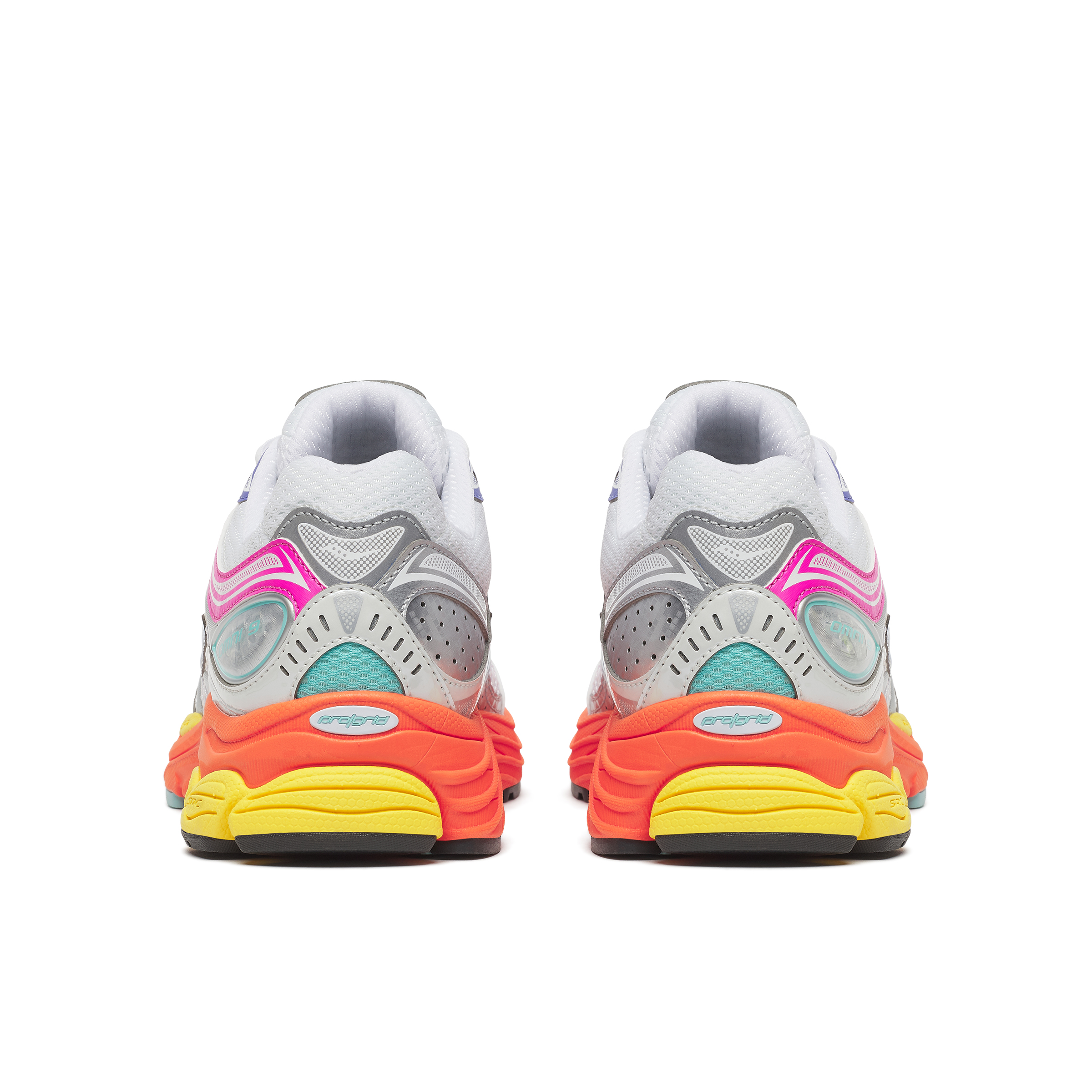 SAUCONY PROGRID OMNI 9 WHITE/MULTI - Tôpette Skateboards & Lifestyle