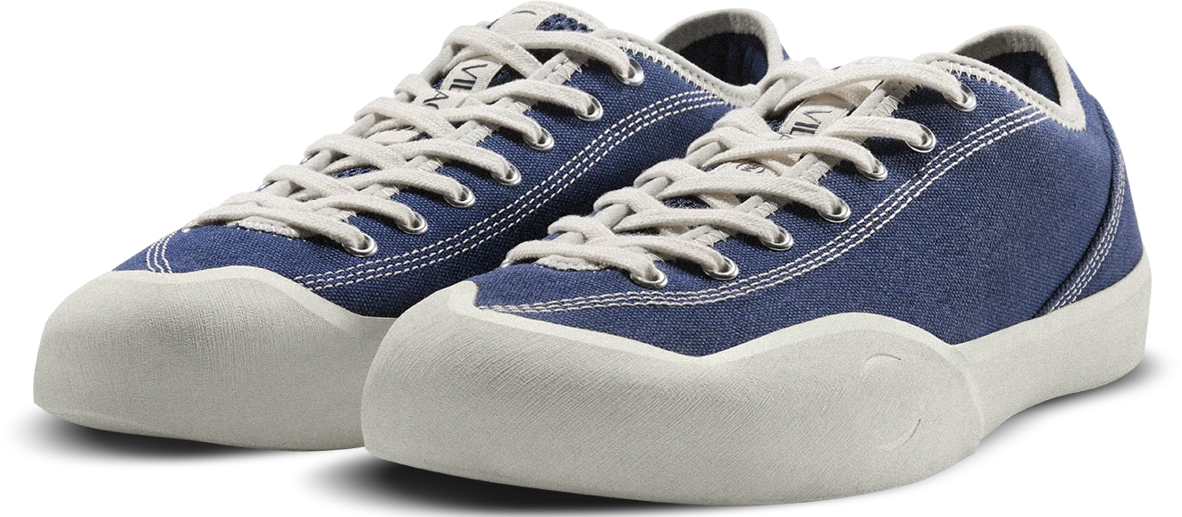 VILLAGE PM 1.30 PM NAVY WHITE CANVAS - Tôpette Skateboards & Lifestyle
