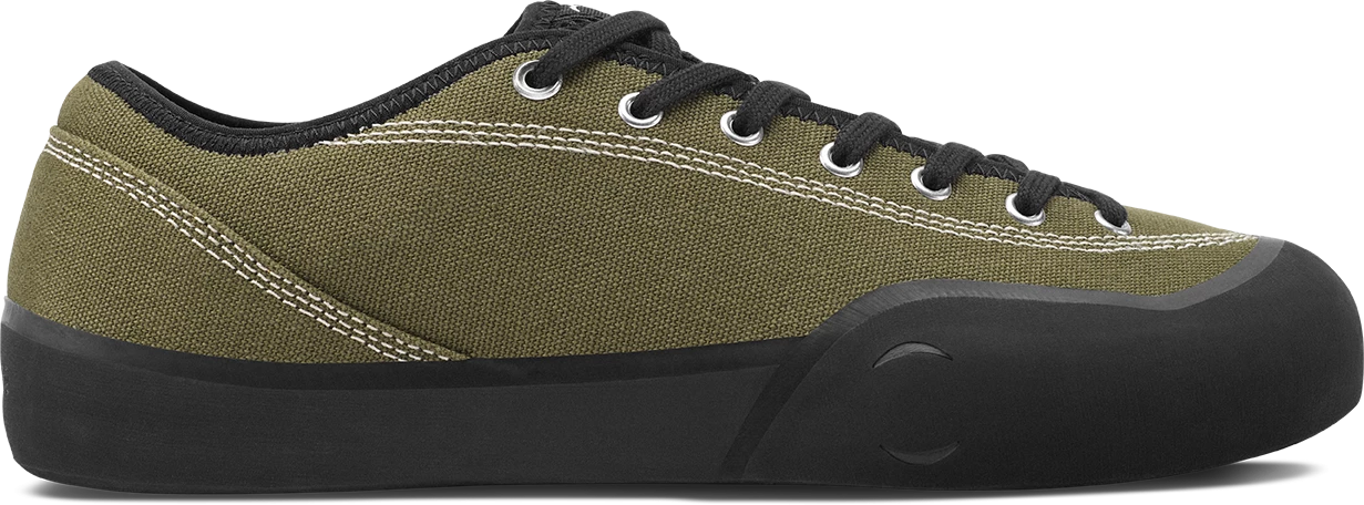 VILLAGE PM 1.30PM CANVAS COULEUR OLIVE / NOIR NATUREL