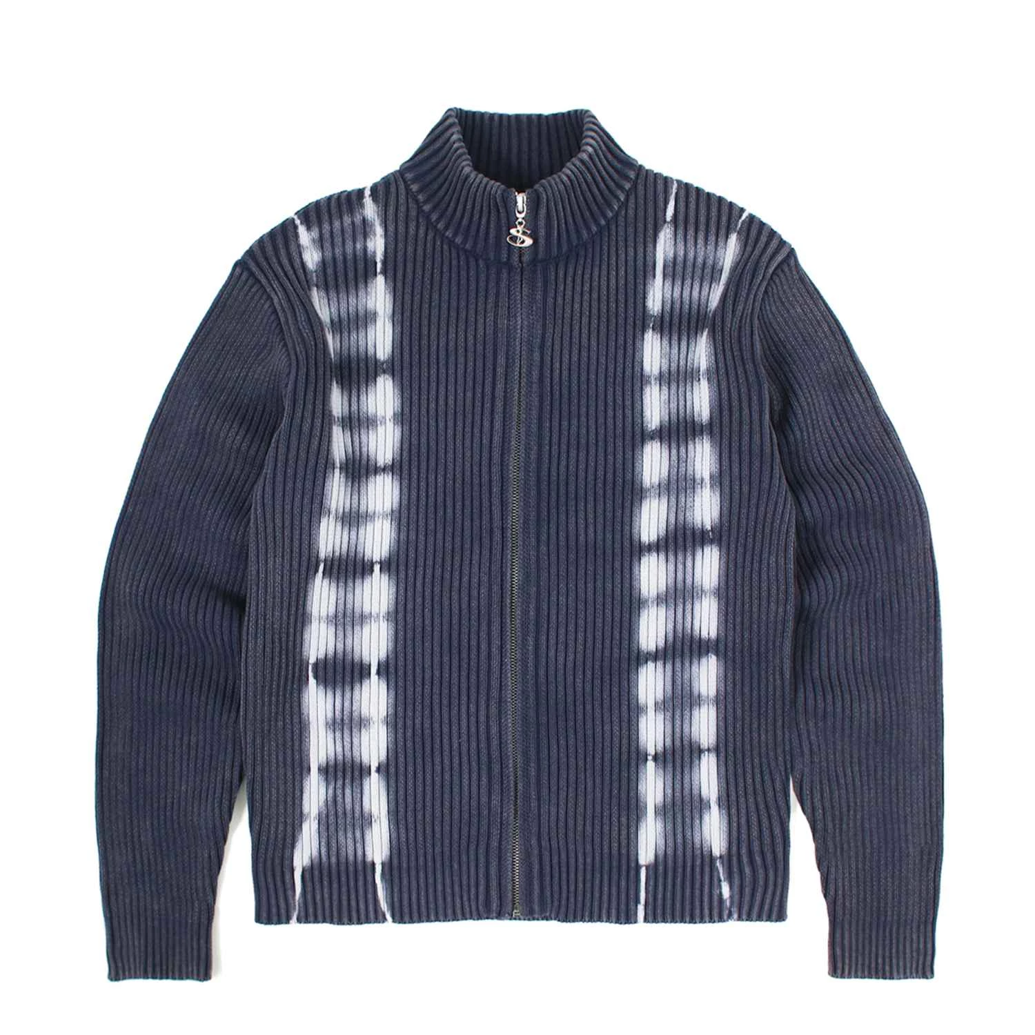 YARDSALE TIEDYE FULL-ZIP NAVY - Tôpette Skateboards & Lifestyle